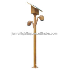 Wood texture solar garden light, pass CE IP65